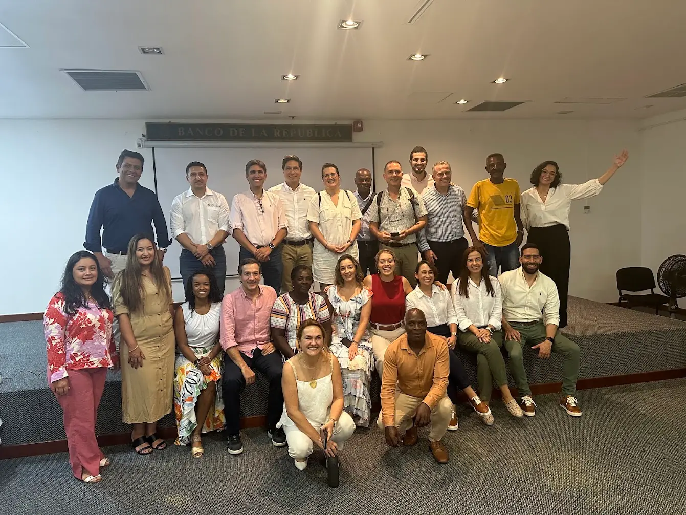 Equipo directivo de Grupo Altea, la Fundación Atabaque y Bancolombia.